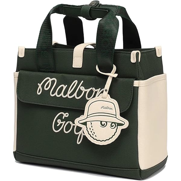 マルボンゴルフ ボストンバッグ ラウンドバッグ ブラック Malbon Golf 良い感じのボストンバッグも1点ずつ